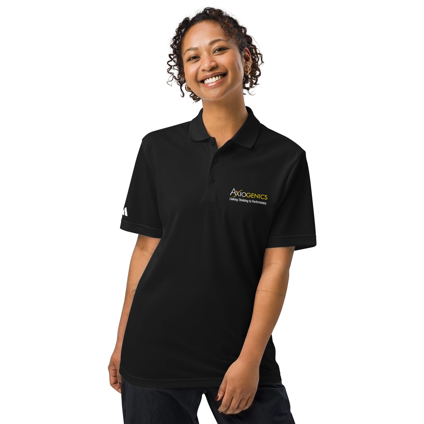Adidas Sport Polo with Logo and Tagline