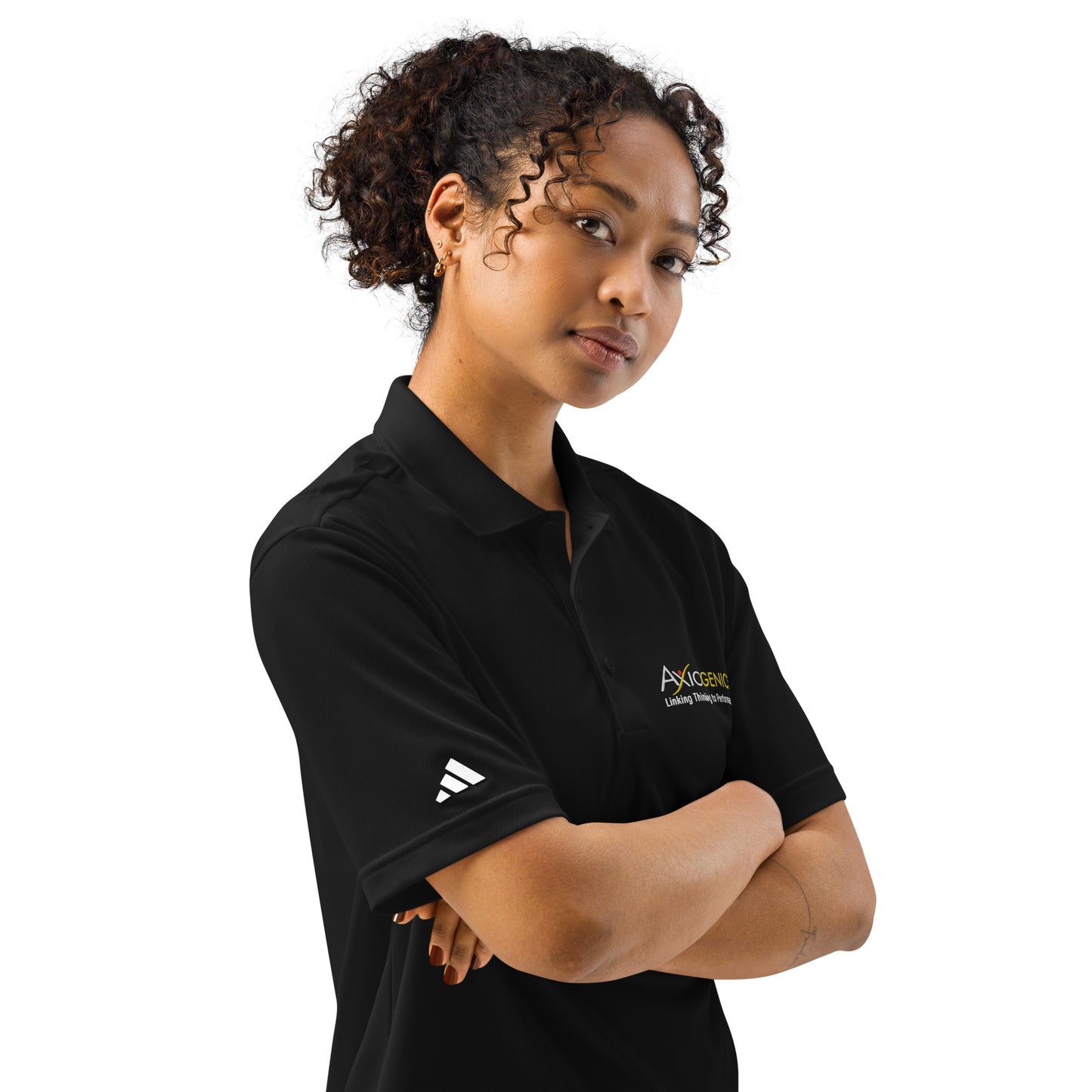 Adidas Sport Polo with Logo and Tagline