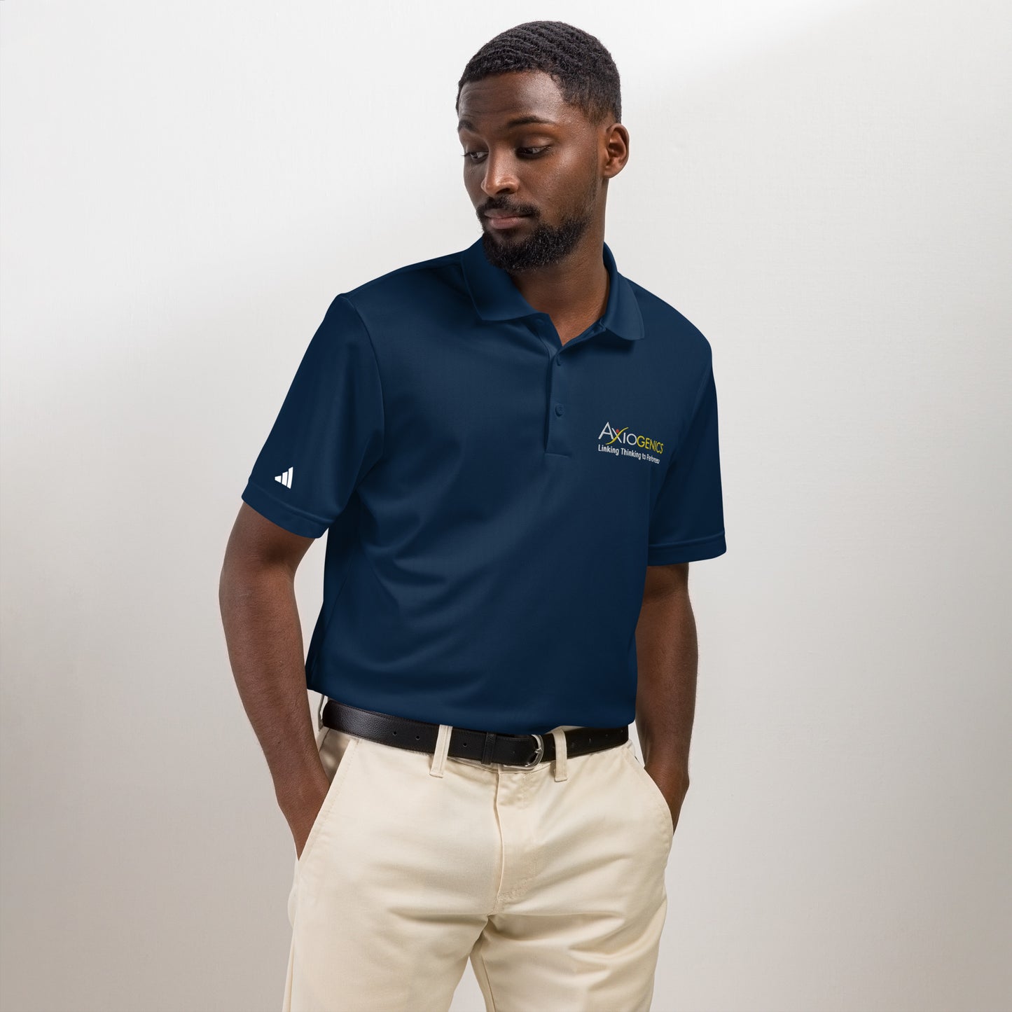 Adidas Sport Polo with Logo and Tagline