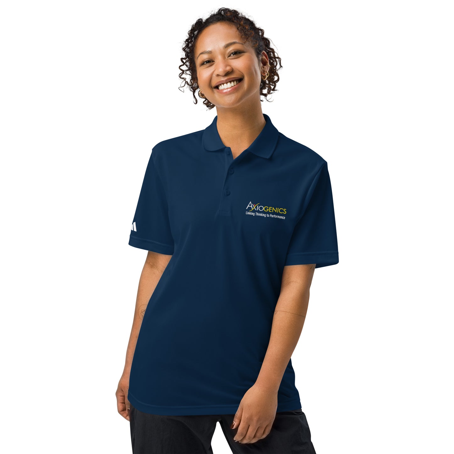 Adidas Sport Polo with Logo and Tagline