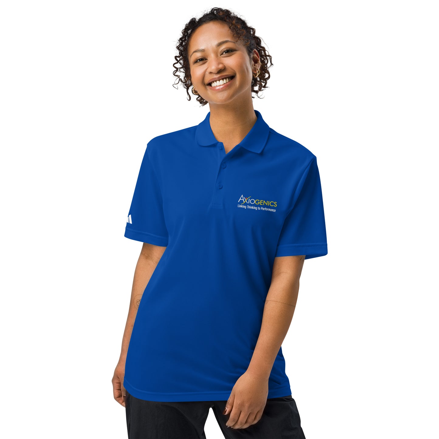 Adidas Sport Polo with Logo and Tagline
