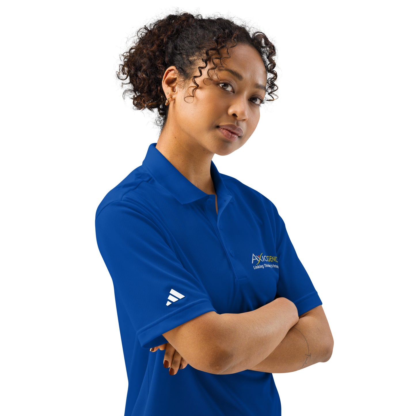 Adidas Sport Polo with Logo and Tagline