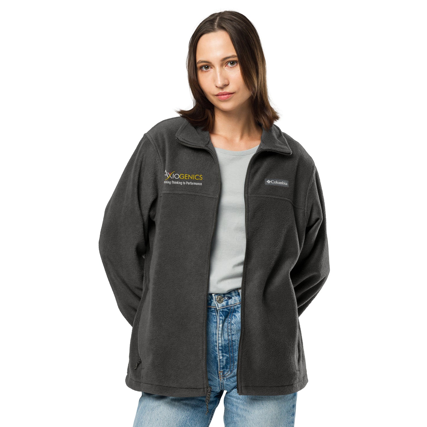 Unisex Columbia Fleece Jacket with Logo & Tagline