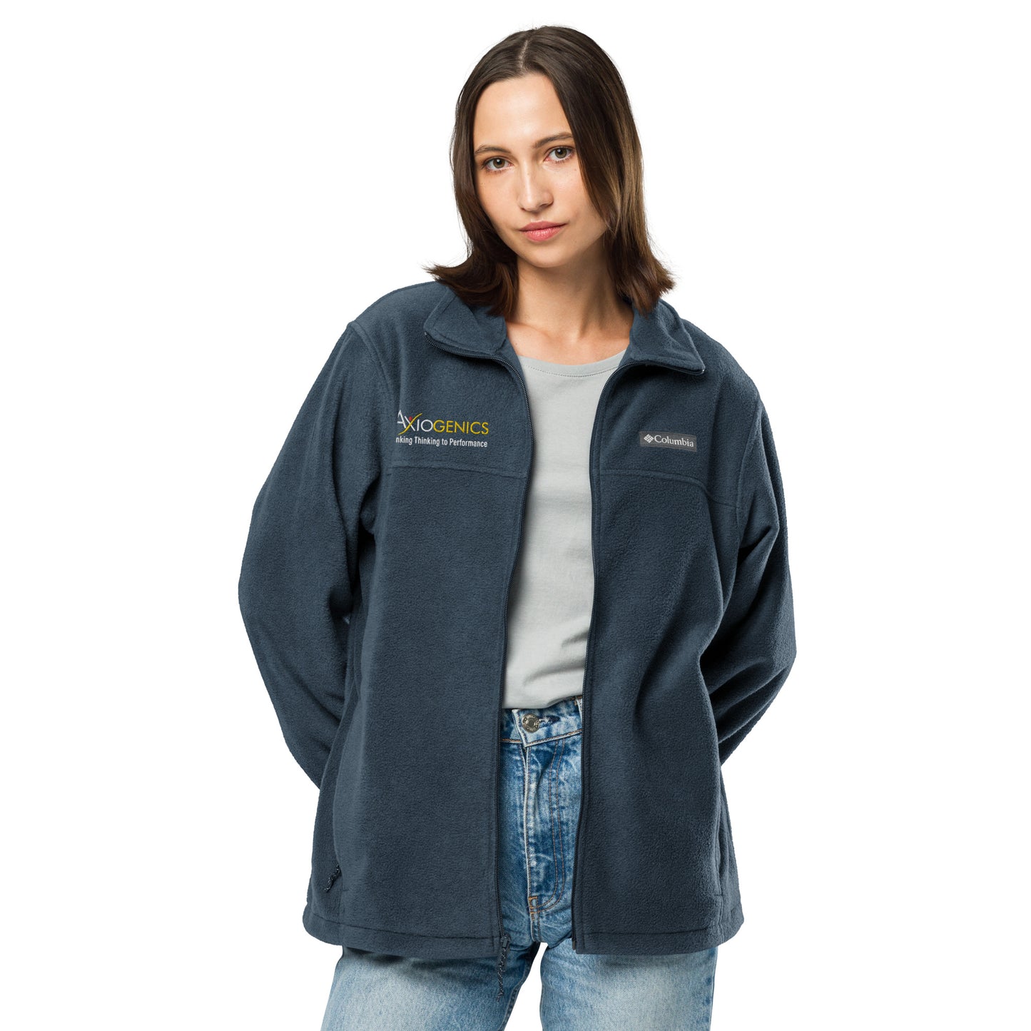 Unisex Columbia Fleece Jacket with Logo & Tagline