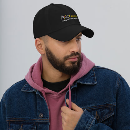 Hat (Dark Colors) with Axiogenics Logo and Tagline