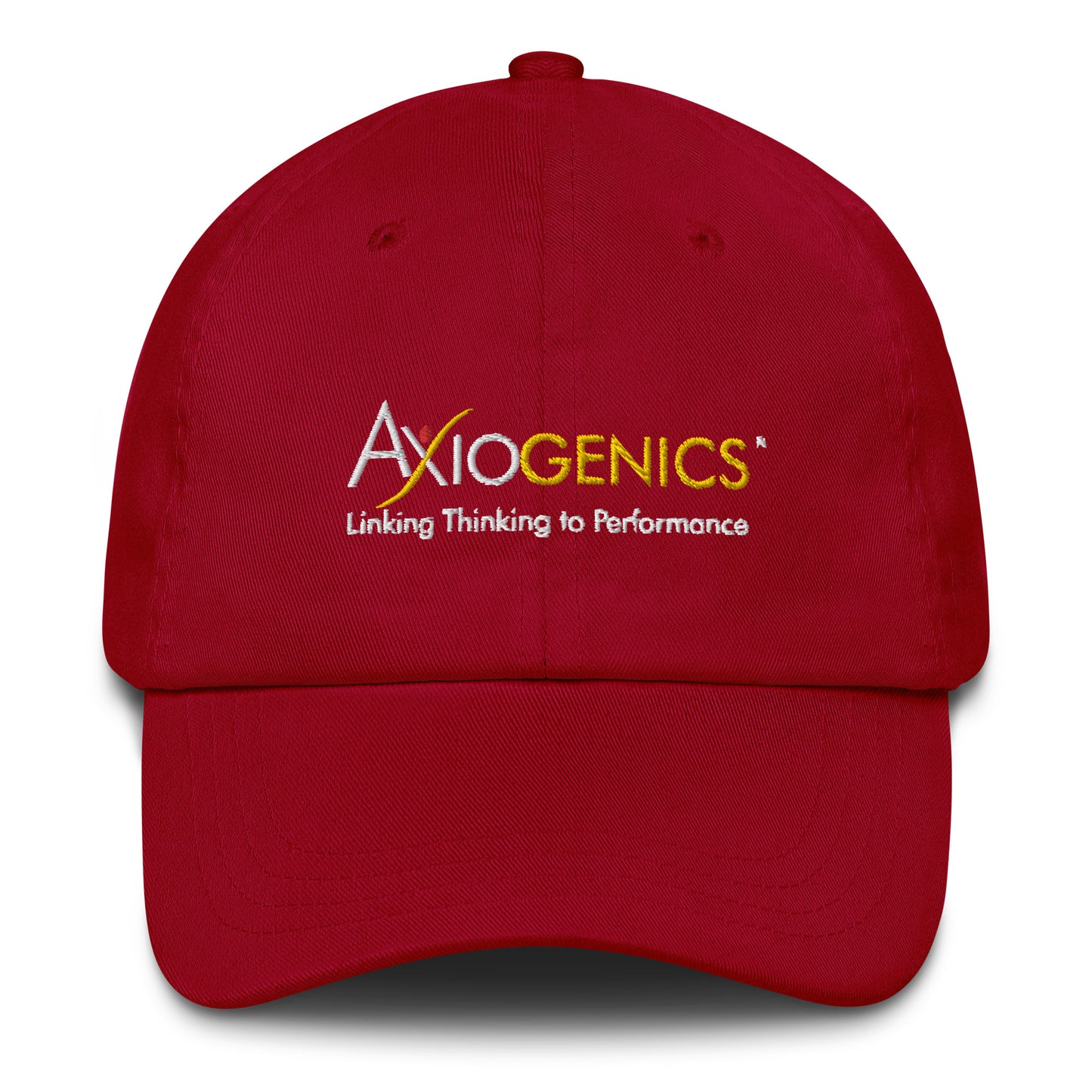 Hat (Dark Colors) with Axiogenics Logo and Tagline