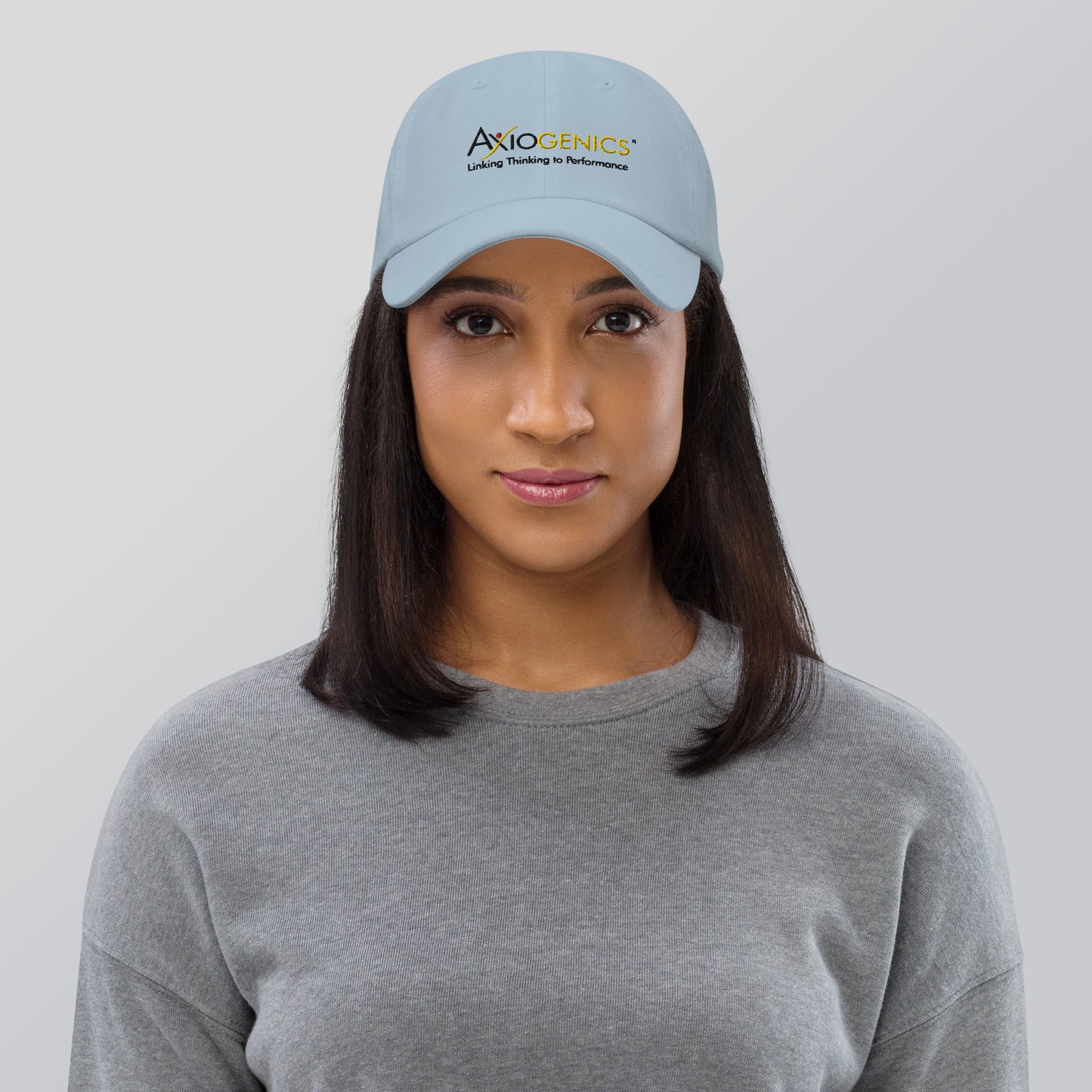 Hat (Light Colored) with Axiogenics Logo and Tagline