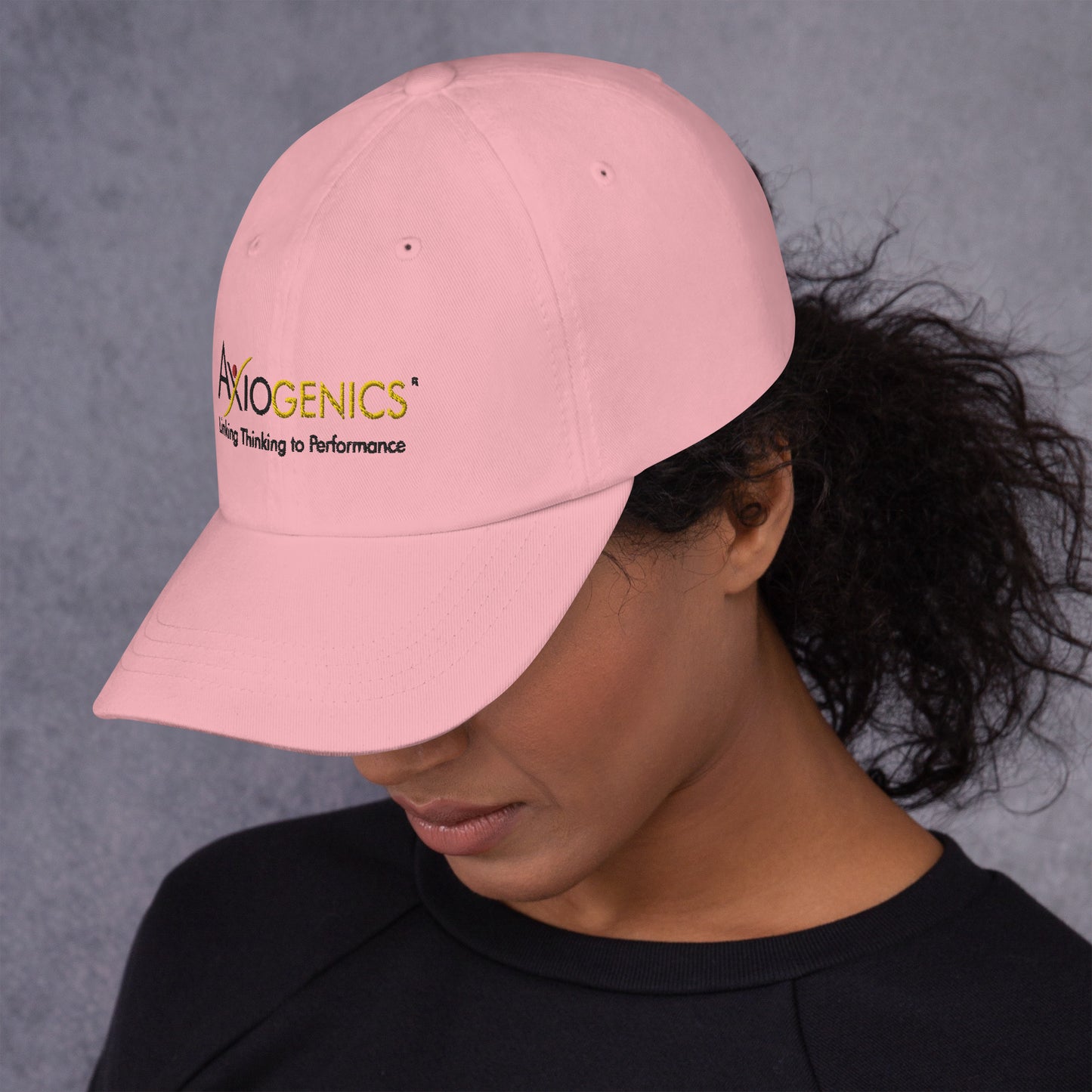 Hat (Light Colored) with Axiogenics Logo and Tagline