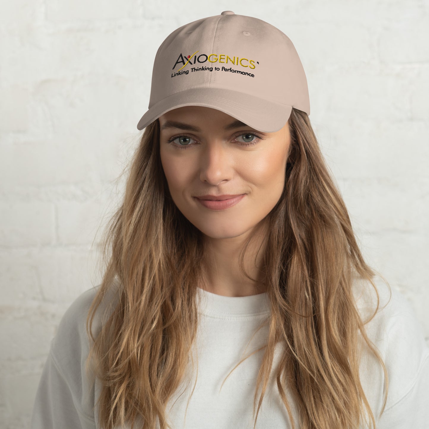 Hat (Light Colored) with Axiogenics Logo and Tagline