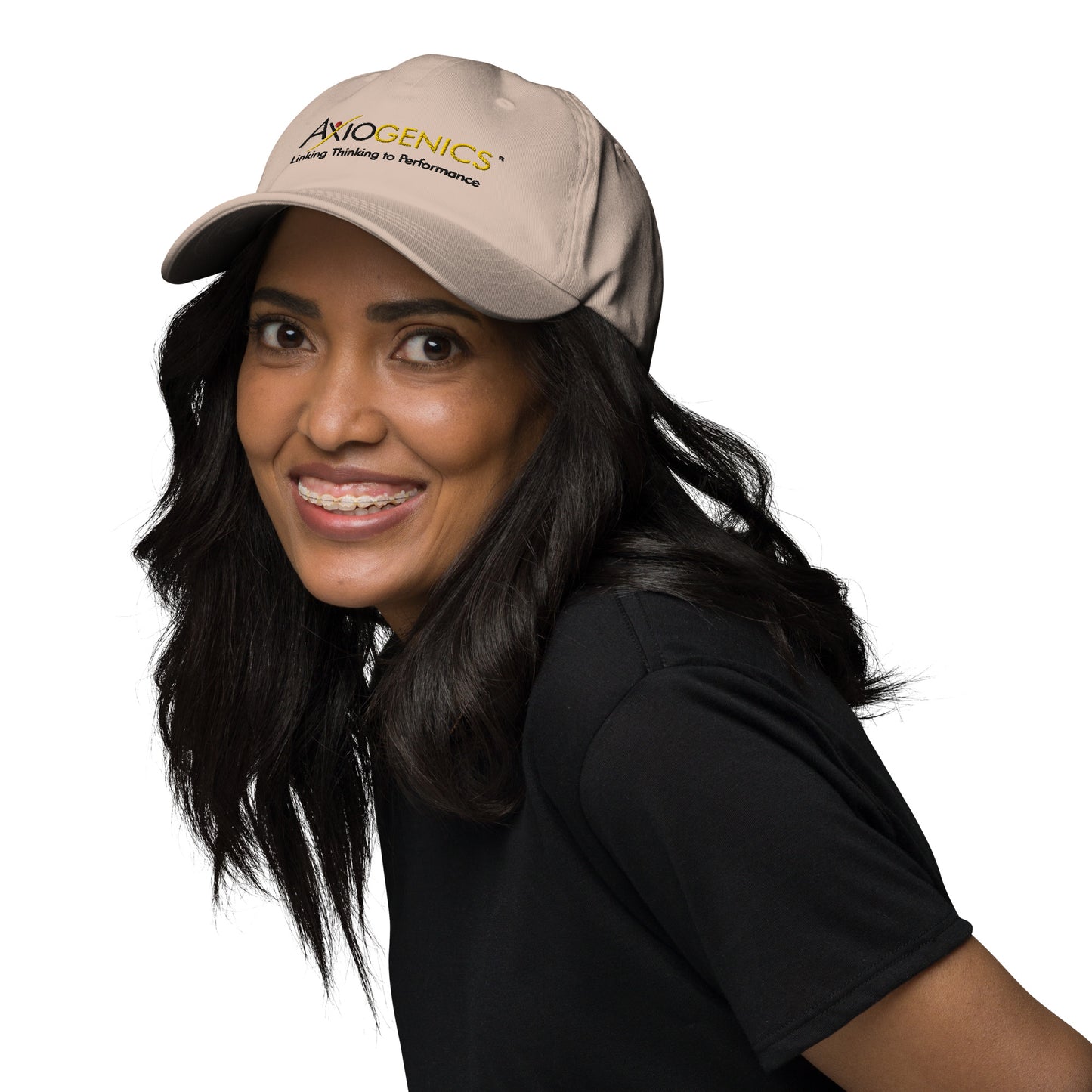 Hat (Light Colored) with Axiogenics Logo and Tagline