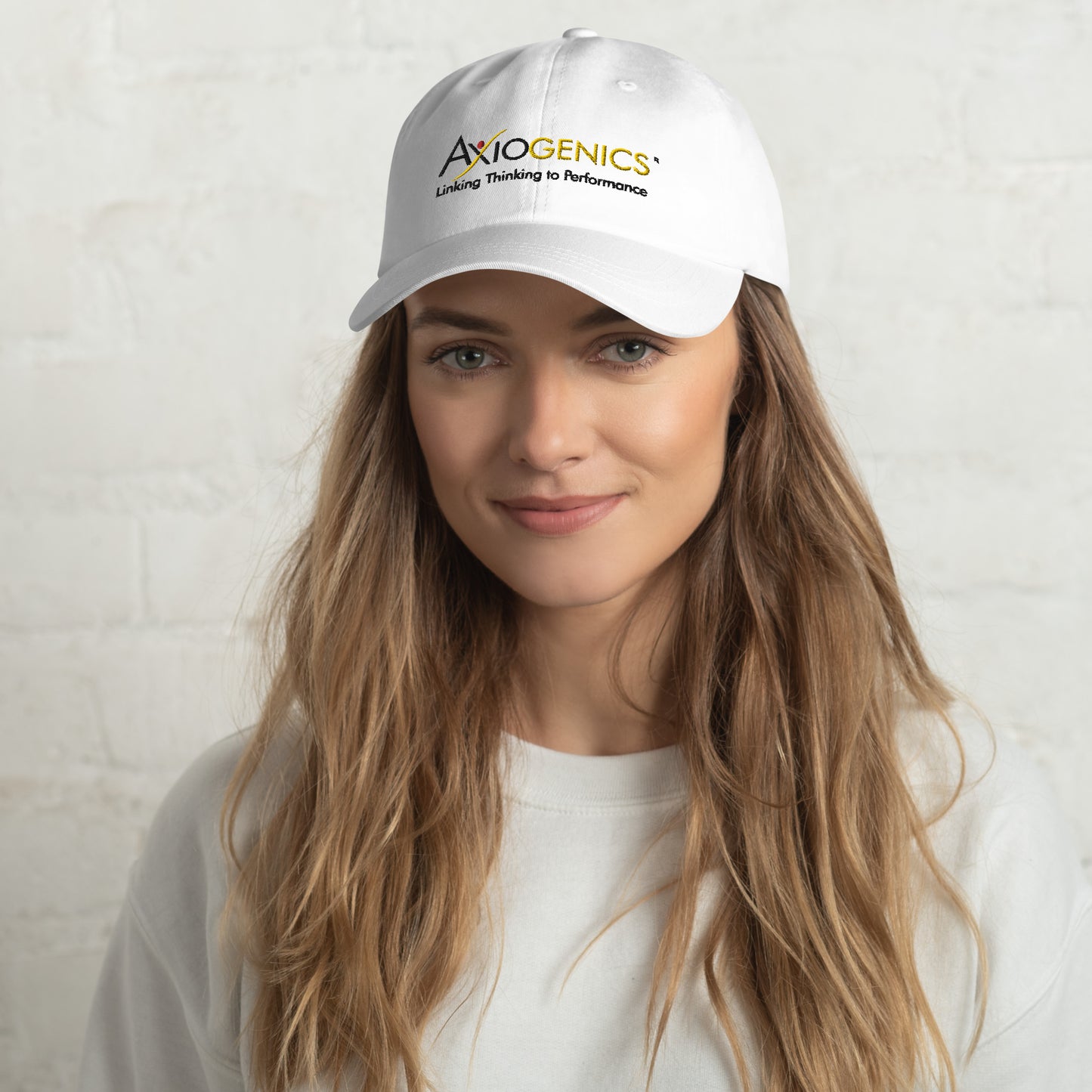 Hat (Light Colored) with Axiogenics Logo and Tagline