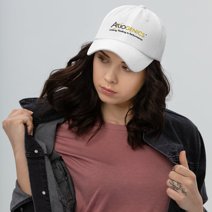 Hat (Light Colored) with Axiogenics Logo and Tagline