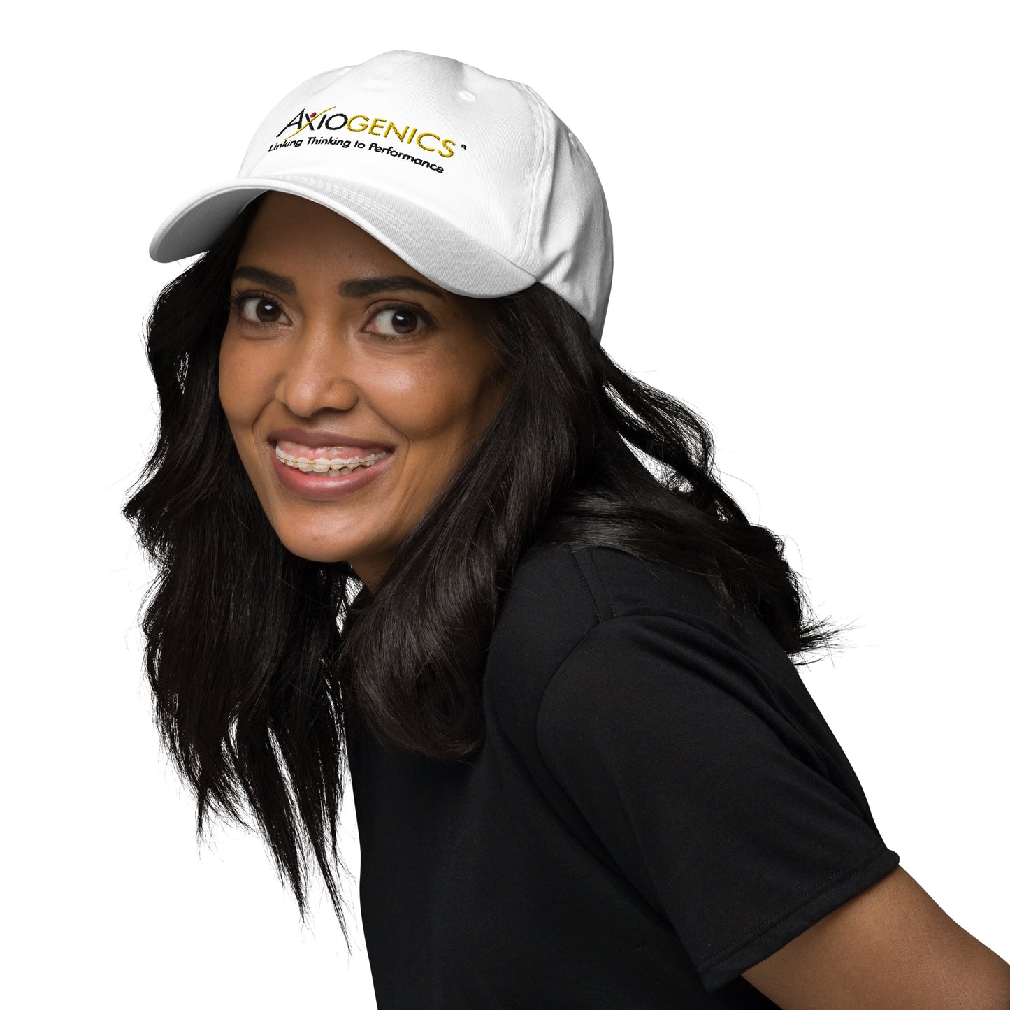 Hat (Light Colored) with Axiogenics Logo and Tagline