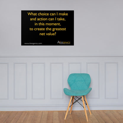 Premium Photo Paper Poster with The Central Question Unframed in Various Sizes