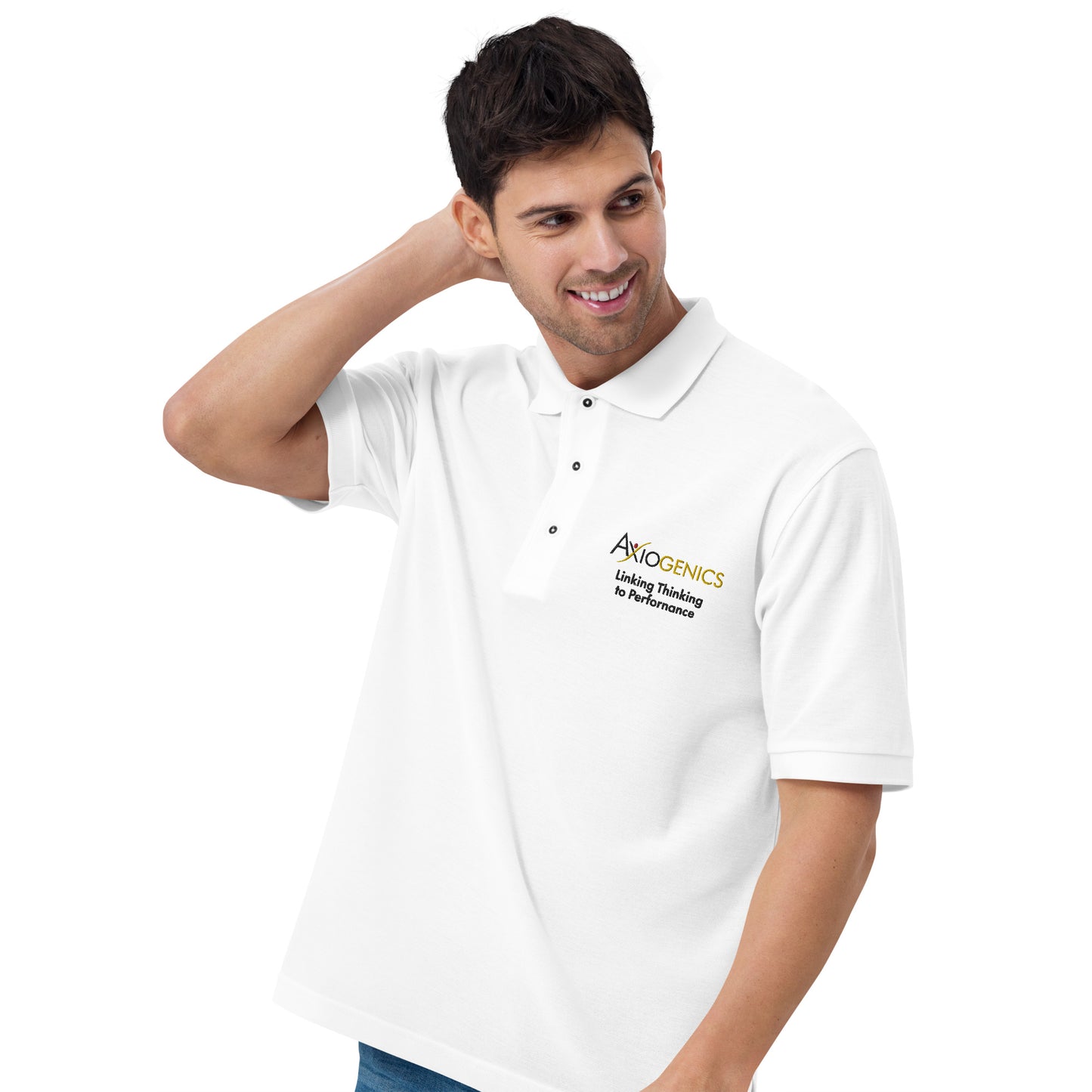 Men's Premium Port Authority Polo Embroidered Logo