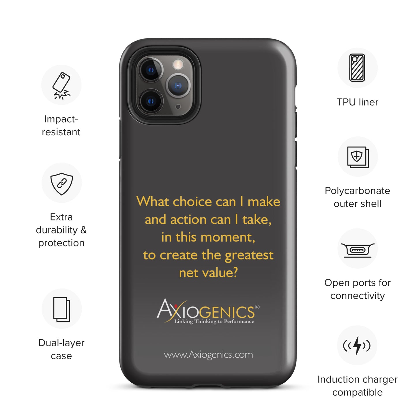 Tough Case for iPhone® w/ The Central Question