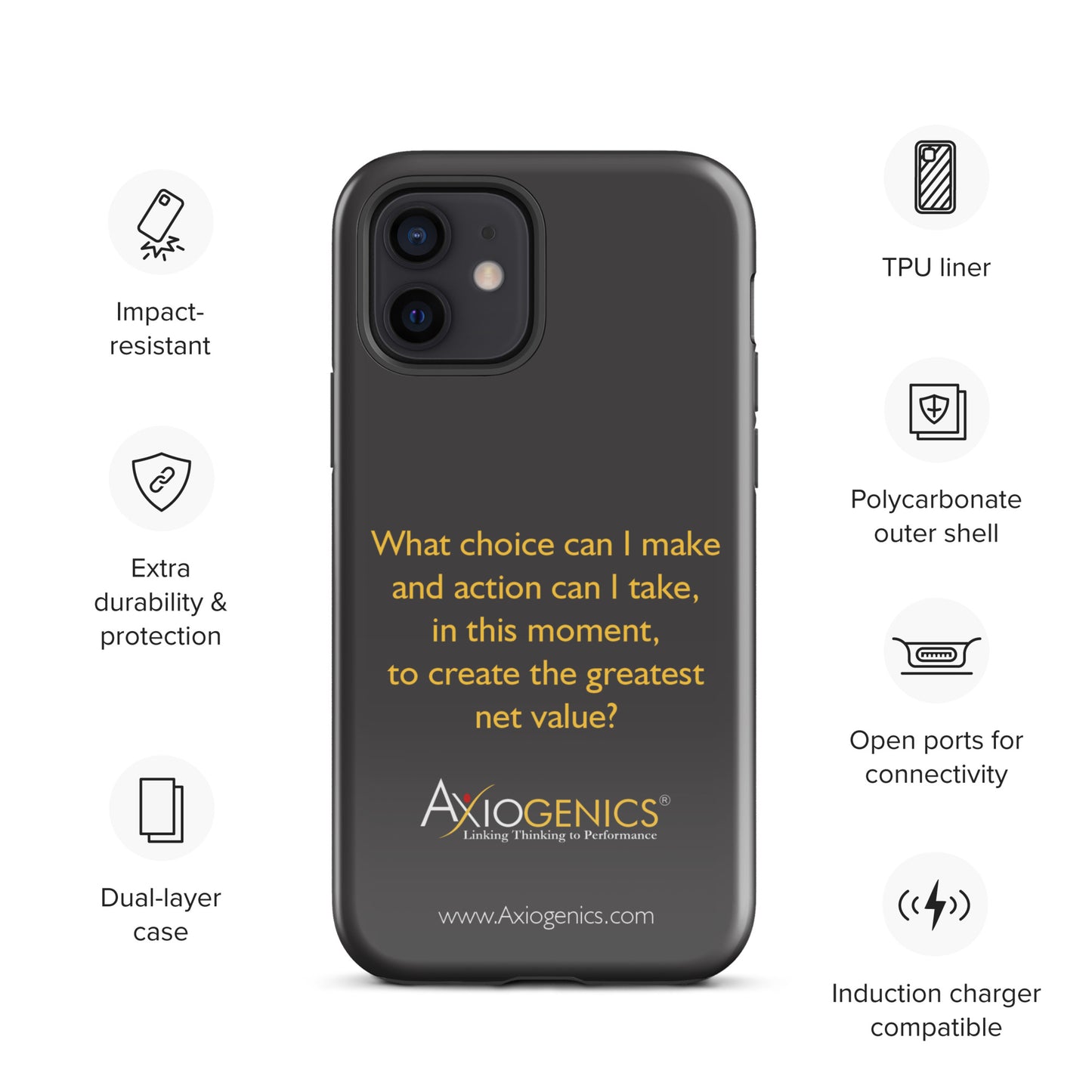 Tough Case for iPhone® w/ The Central Question