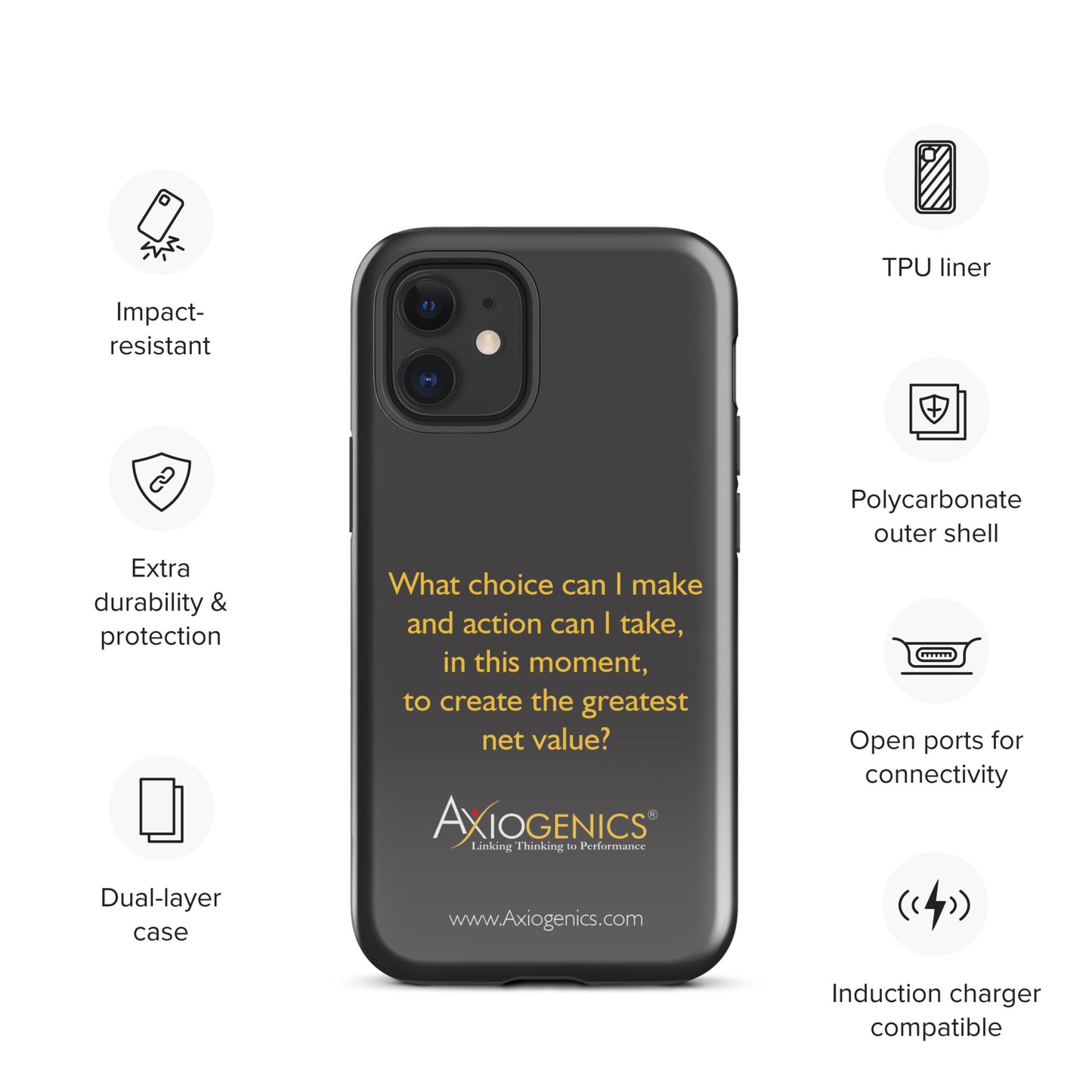 Tough Case for iPhone® w/ The Central Question