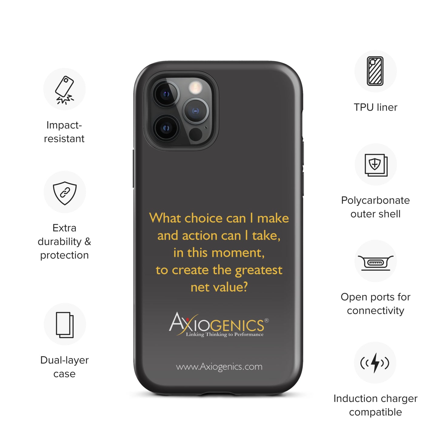 Tough Case for iPhone® w/ The Central Question