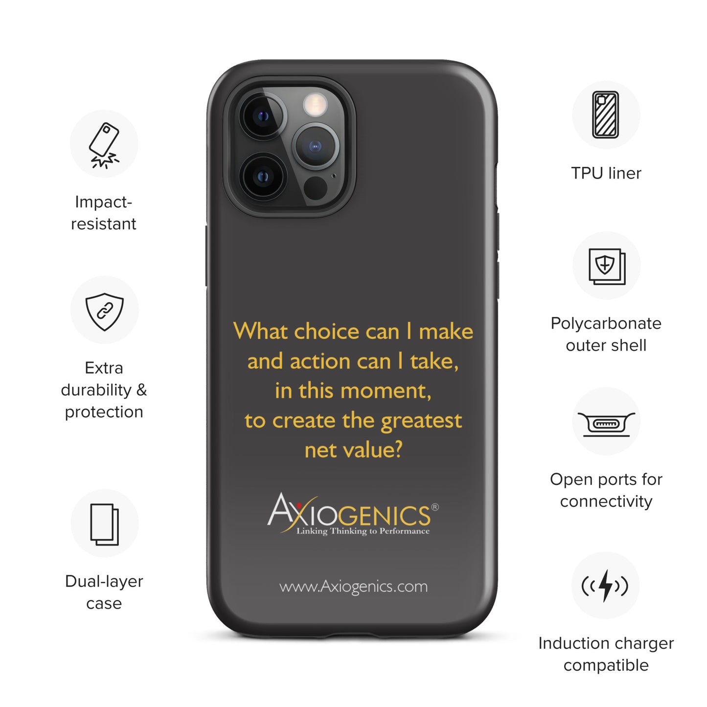 Tough Case for iPhone® w/ The Central Question