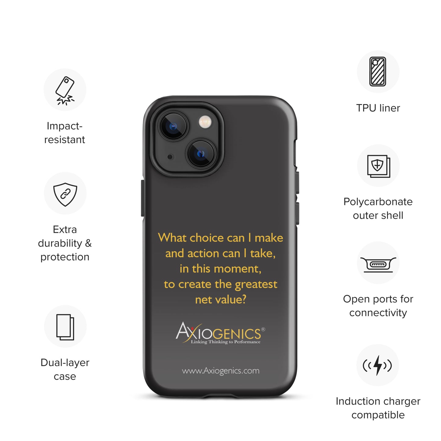 Tough Case for iPhone® w/ The Central Question