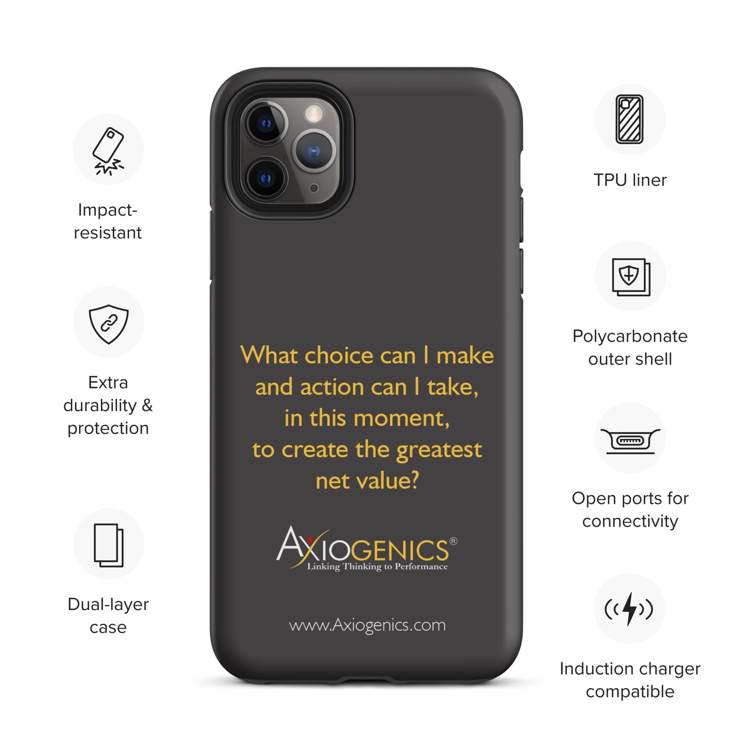 Tough Case for iPhone® w/ The Central Question