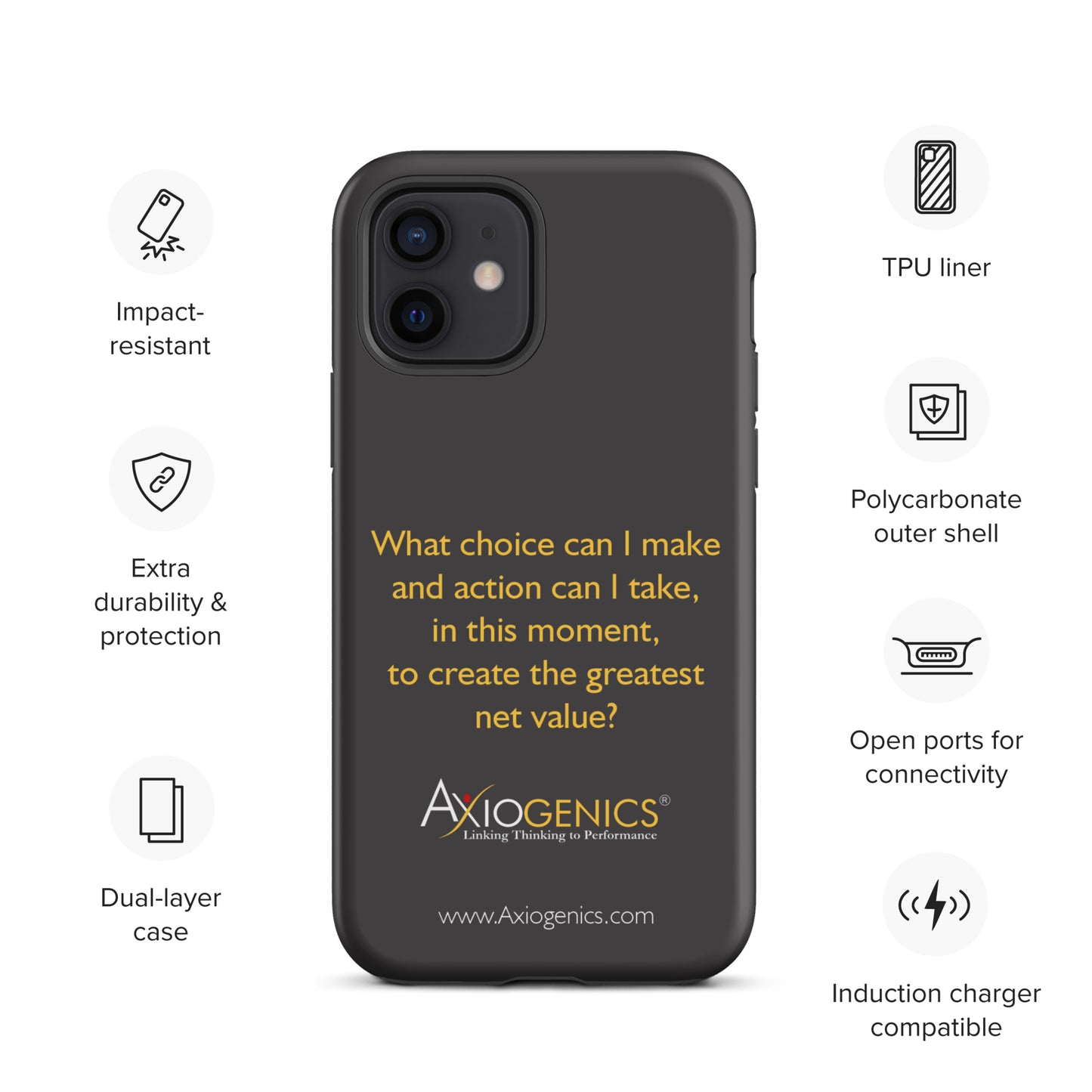 Tough Case for iPhone® w/ The Central Question