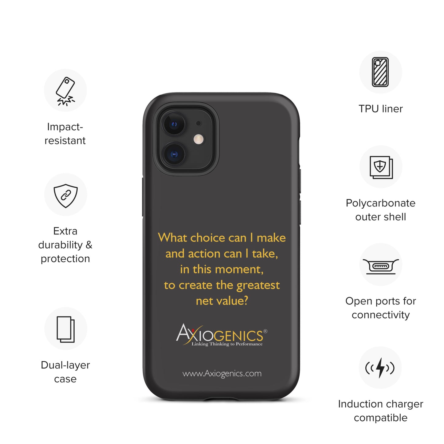 Tough Case for iPhone® w/ The Central Question