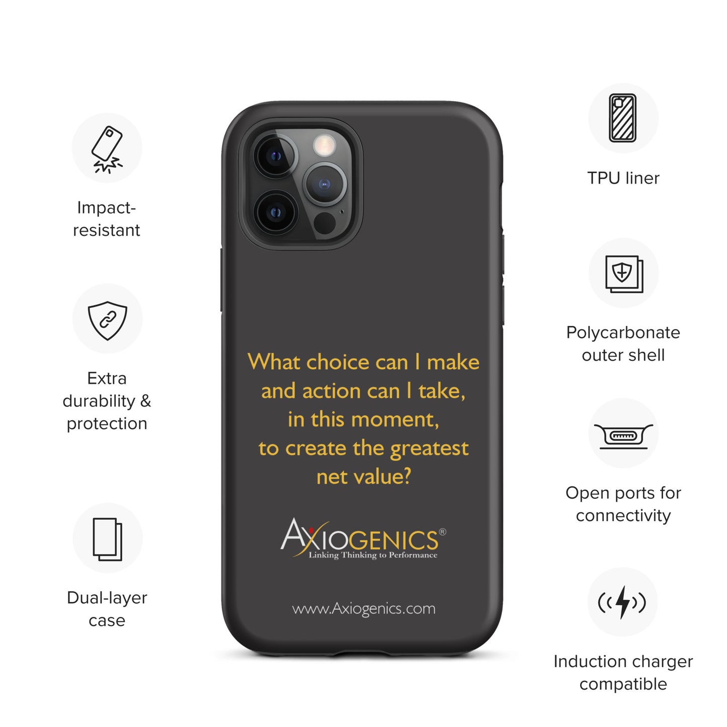 Tough Case for iPhone® w/ The Central Question