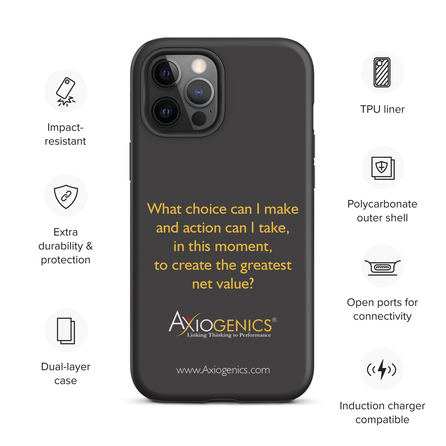 Tough Case for iPhone® w/ The Central Question