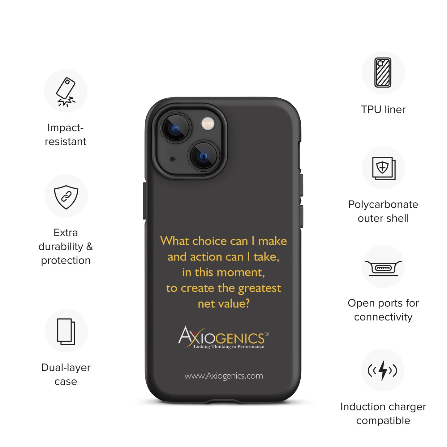 Tough Case for iPhone® w/ The Central Question