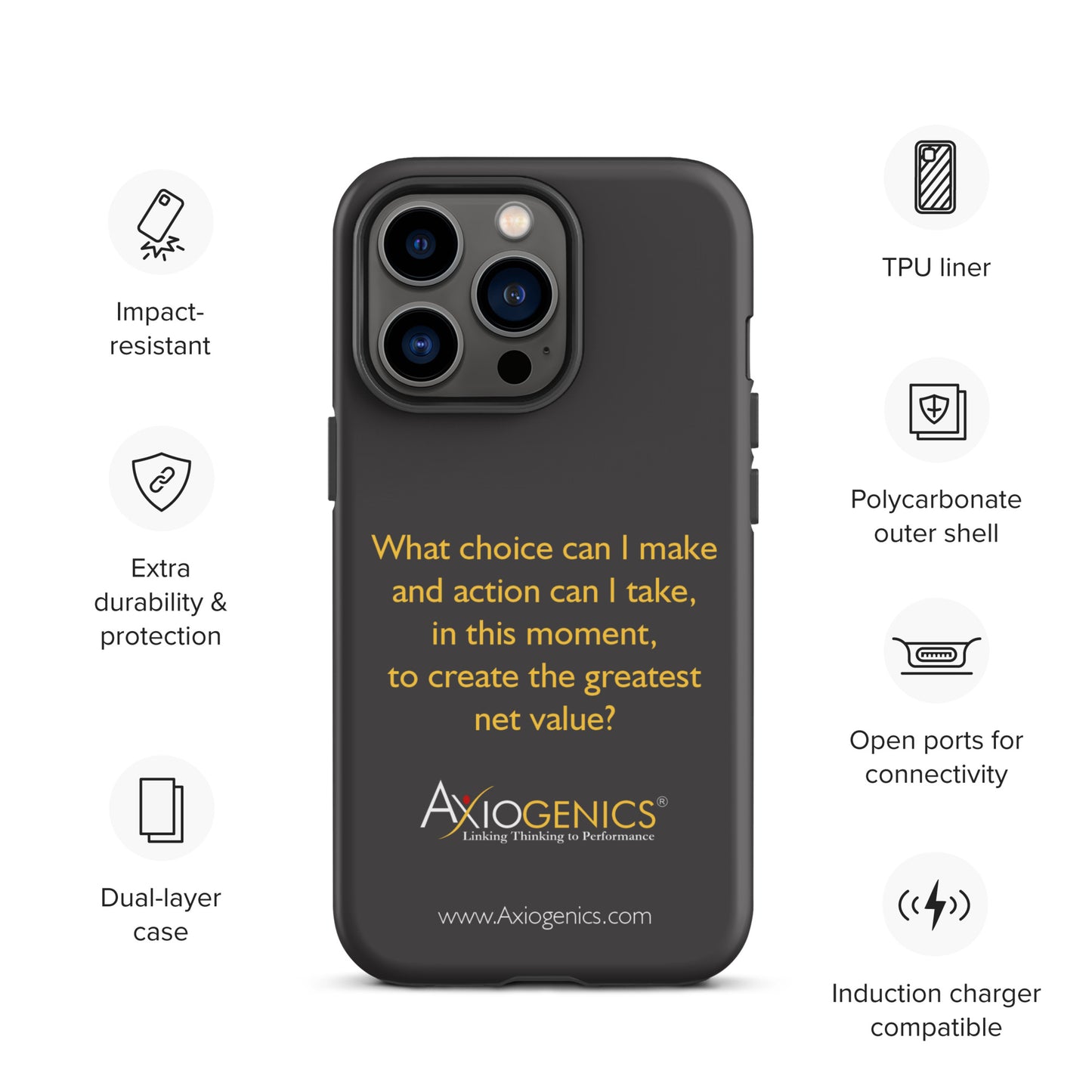 Tough Case for iPhone® w/ The Central Question