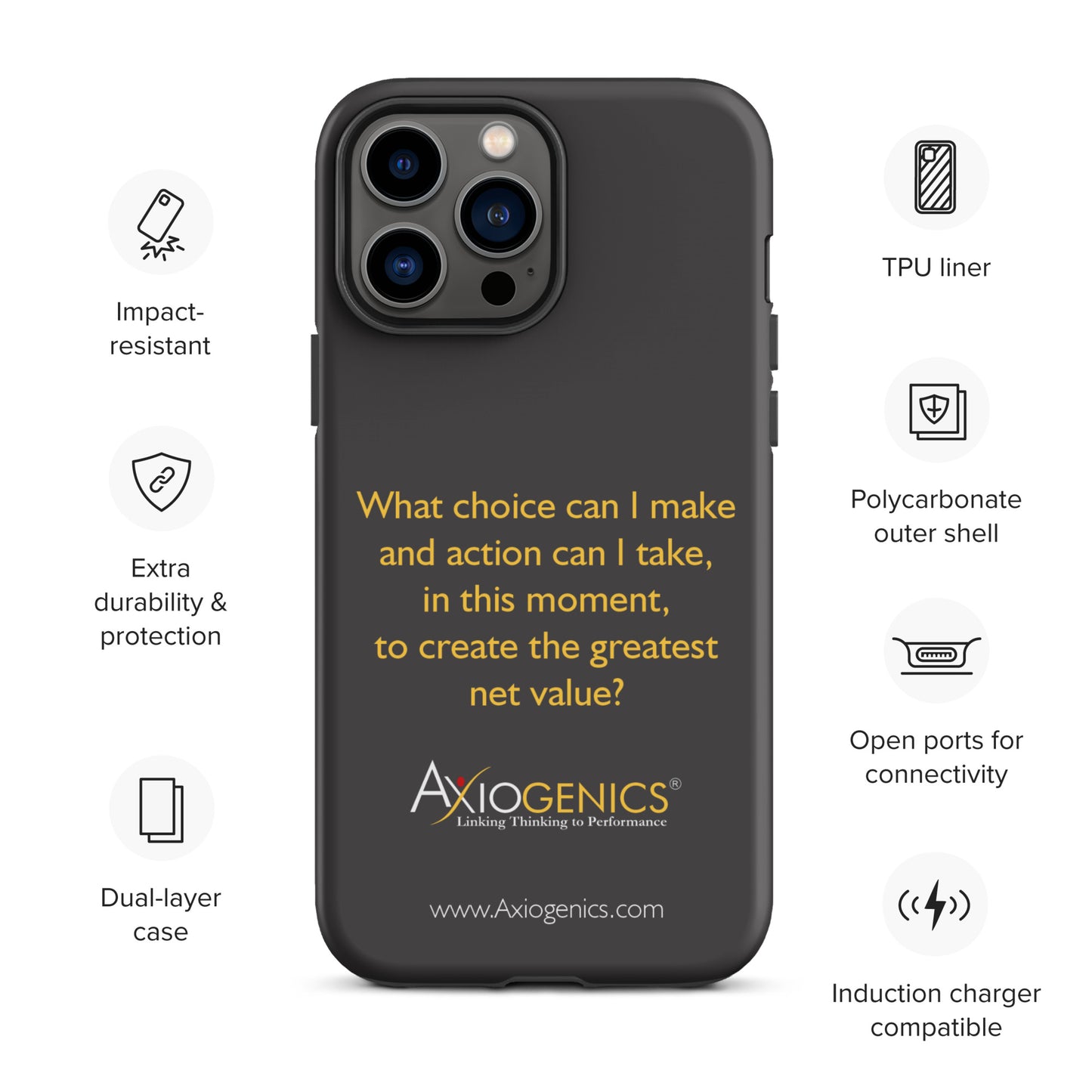 Tough Case for iPhone® w/ The Central Question