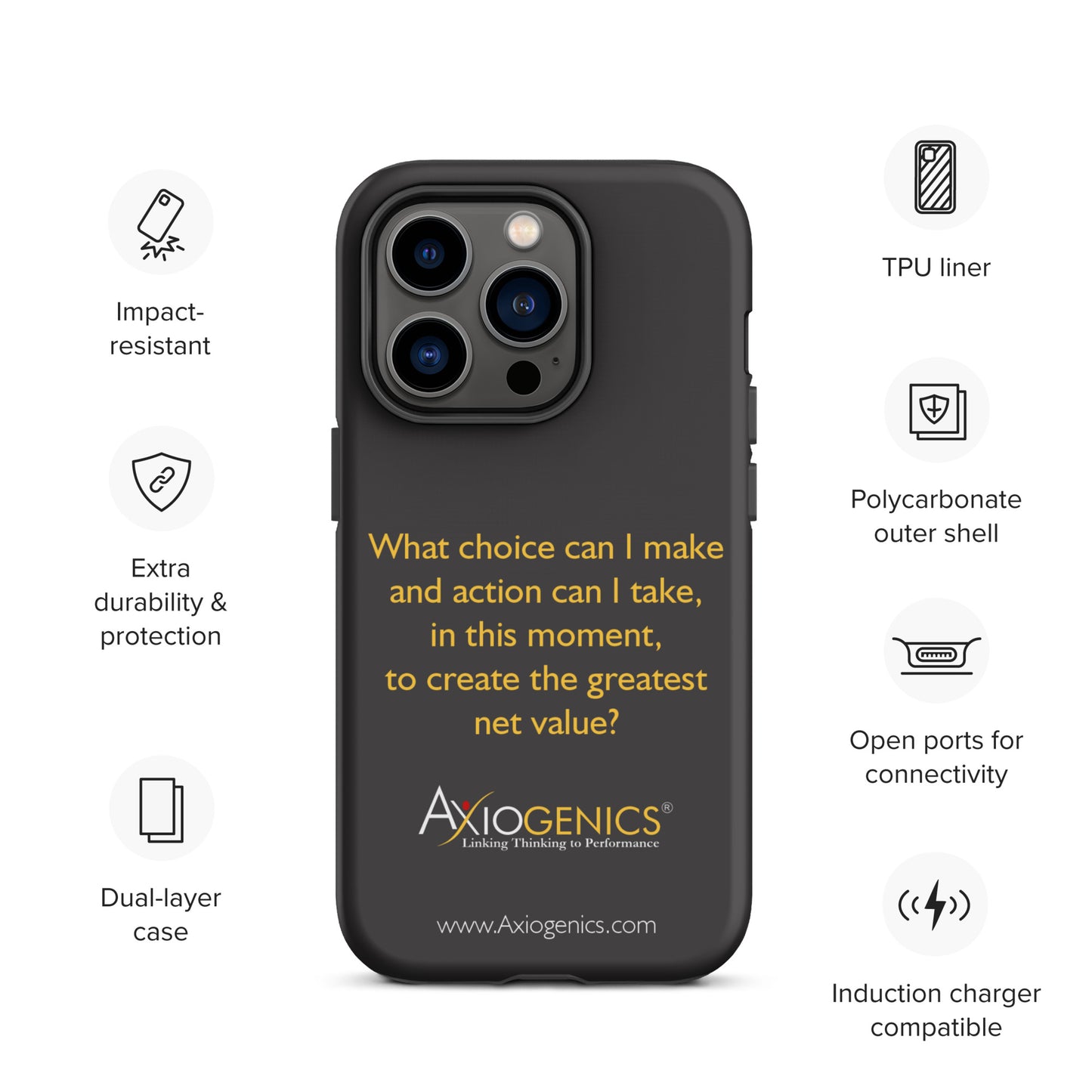 Tough Case for iPhone® w/ The Central Question