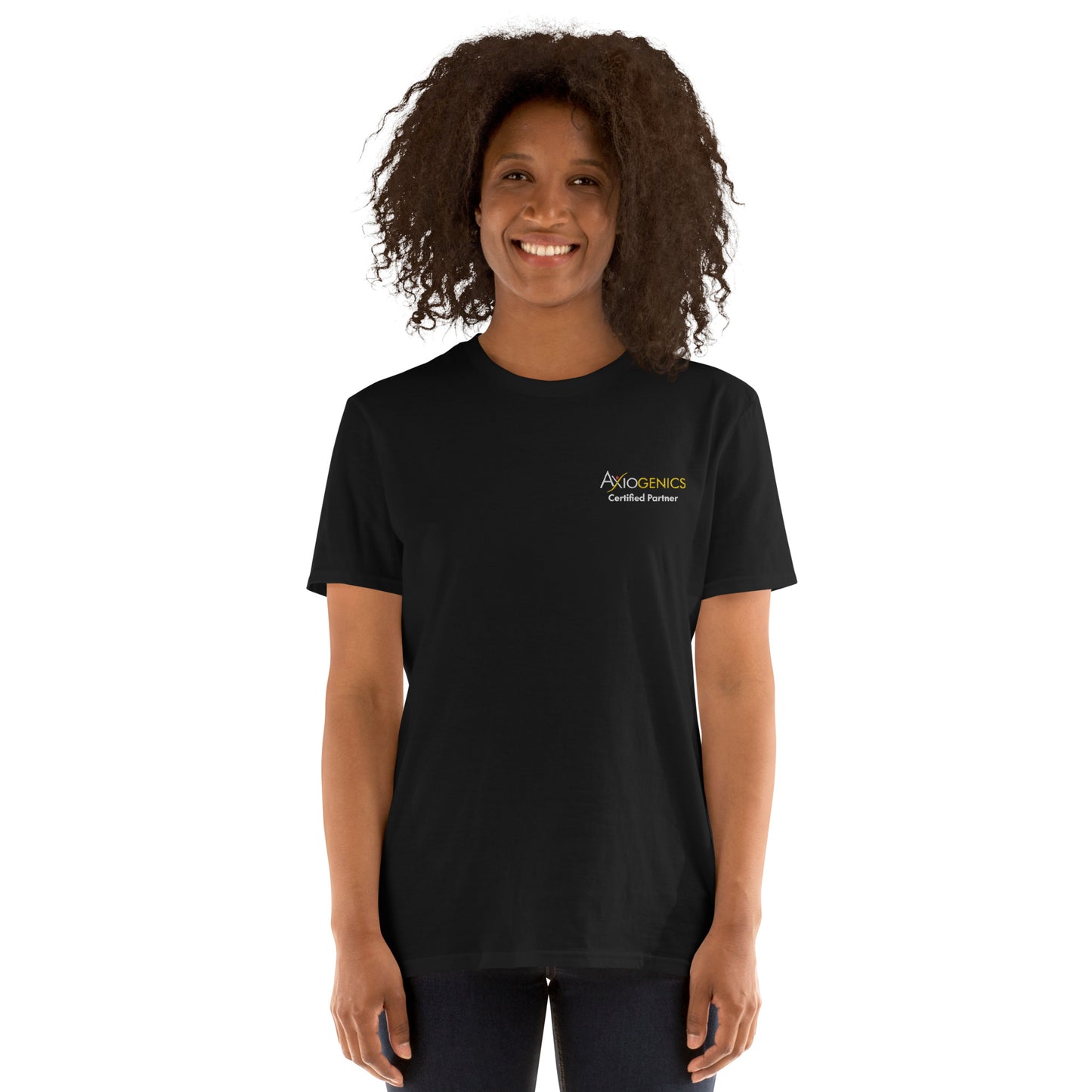 Short-Sleeve Unisex T-Shirt Logo and "Certified Partner" on Front