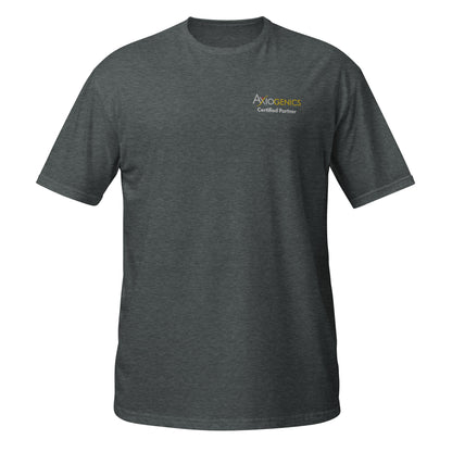 Short-Sleeve Unisex T-Shirt Logo and "Certified Partner" on Front