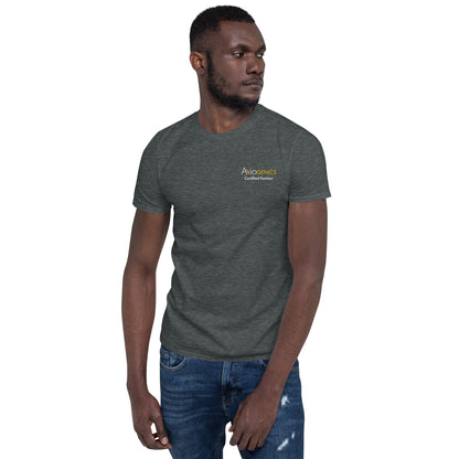 Short-Sleeve Unisex T-Shirt Logo and "Certified Partner" on Front