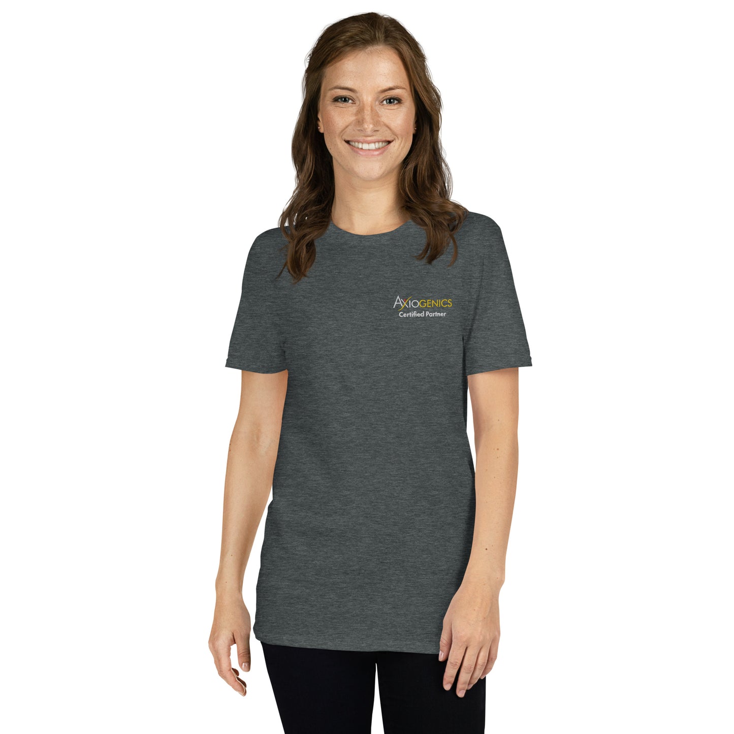 Short-Sleeve Unisex T-Shirt Logo and "Certified Partner" on Front