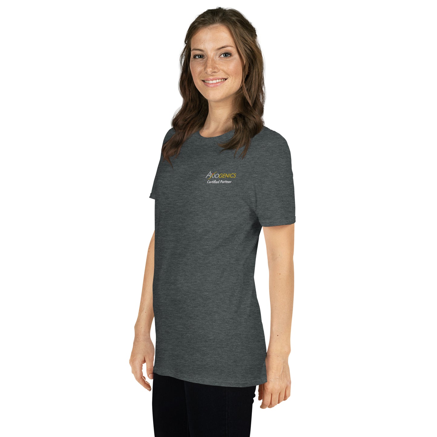 Short-Sleeve Unisex T-Shirt Logo and "Certified Partner" on Front