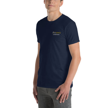 Short-Sleeve Unisex T-Shirt Logo and "Certified Partner" on Front