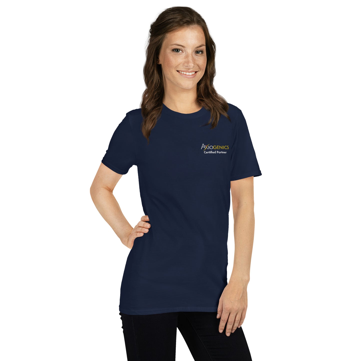 Short-Sleeve Unisex T-Shirt Logo and "Certified Partner" on Front