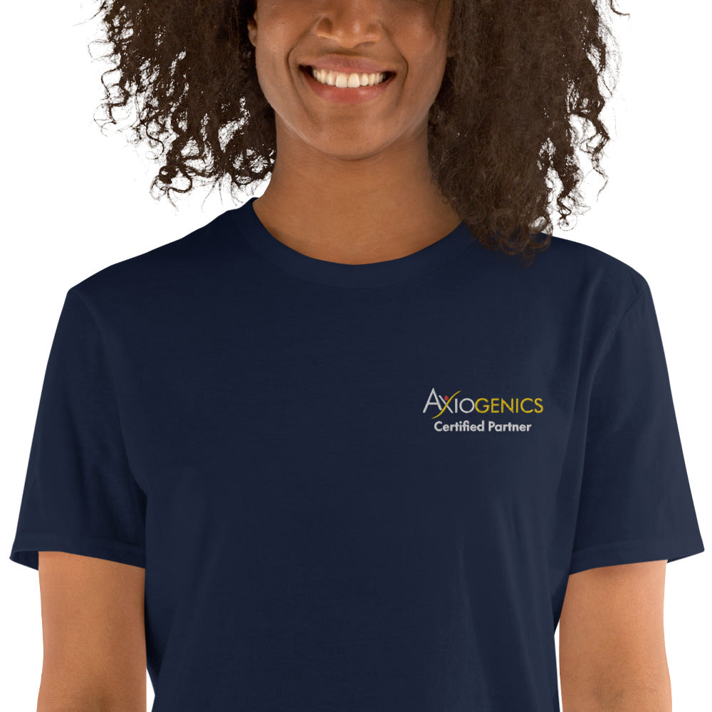 Short-Sleeve Unisex T-Shirt Logo and "Certified Partner" on Front