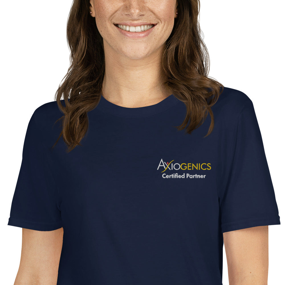 Short-Sleeve Unisex T-Shirt Logo and "Certified Partner" on Front