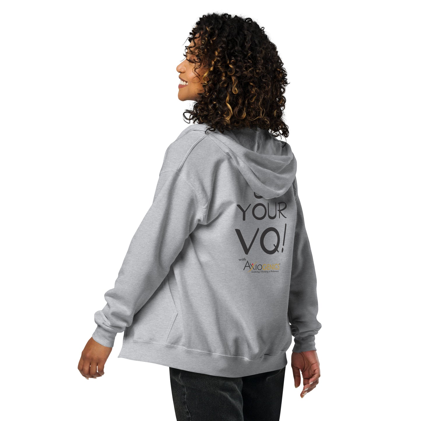 Unisex heavy blend zip Up Your VQ! hoodie