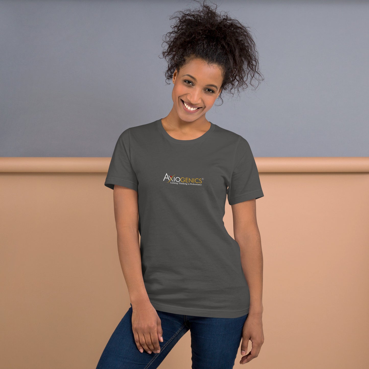 Unisex t-shirt - Large Axiogenics Logo on Front Center