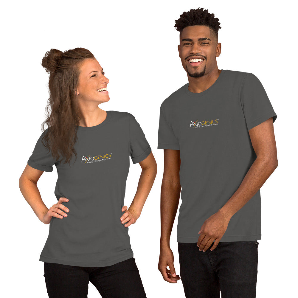 Unisex t-shirt - Large Axiogenics Logo on Front Center