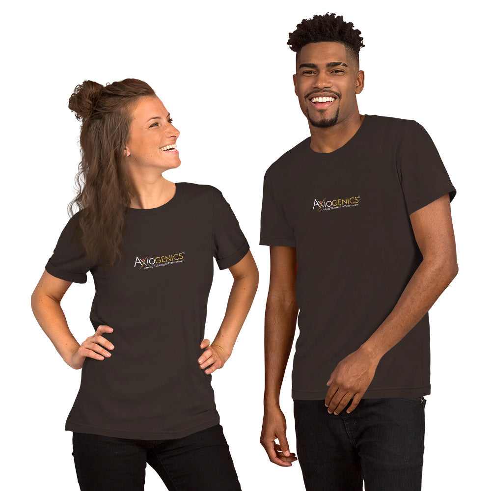 Unisex t-shirt - Large Axiogenics Logo on Front Center