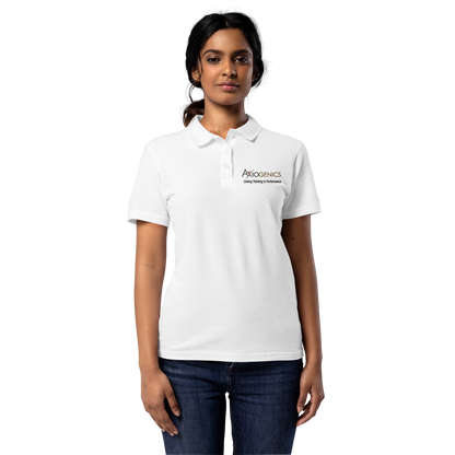 Women’s pique polo shirt (White or Grey)